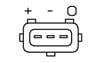Sensor de pressão de admissão NGK 93151